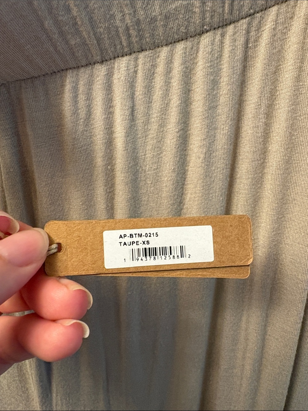 NWT Skims Taupe Wide Leg Lounge Pants Size XS - Picture 5 of 6